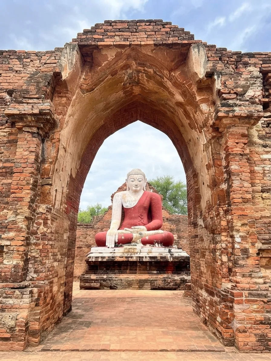 Shin Phyu Shin Monastery Inner Wall