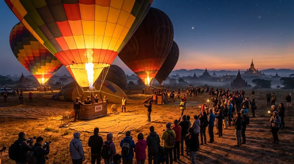 Chasing the Pre-Dawn Balloon Spectacle
