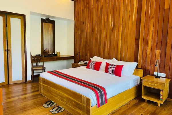 Executive Cottage Padauk & Teak Interior